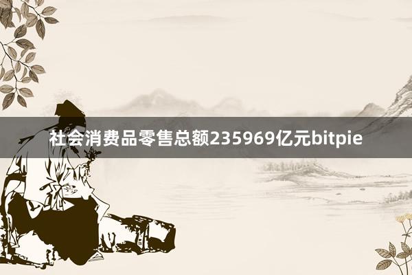 社会消费品零售总额235969亿元bitpie