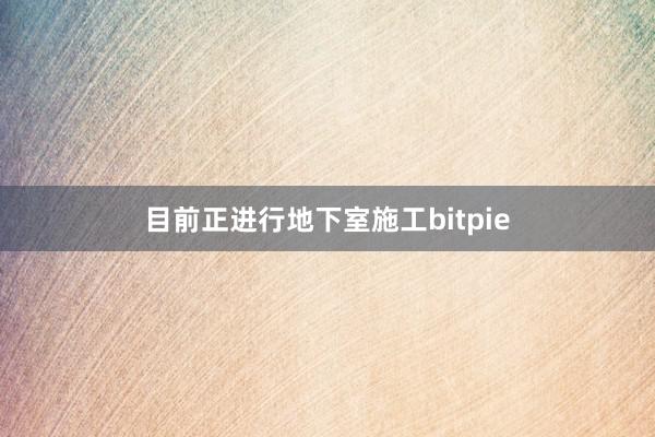 目前正进行地下室施工bitpie