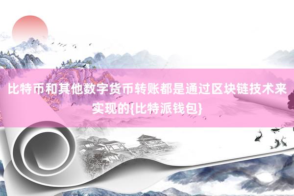 比特币和其他数字货币转账都是通过区块链技术来实现的{比特派钱包}