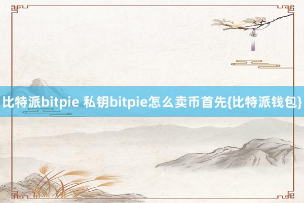 比特派bitpie 私钥bitpie怎么卖币首先{比特派钱包}